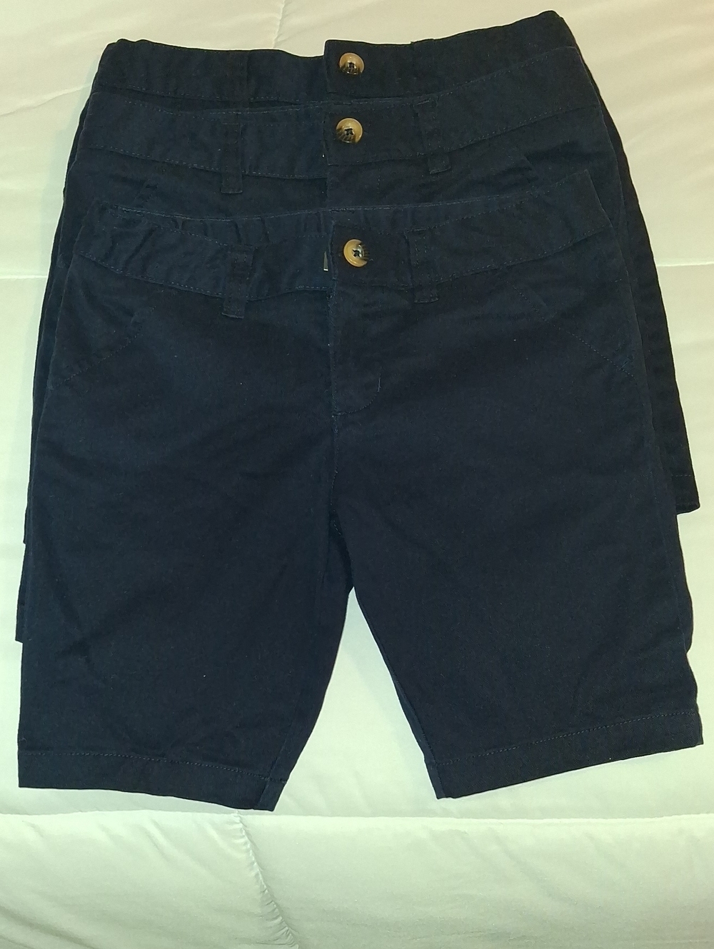 3 Pack French Toast Navy Girls Size 8 Shorts
